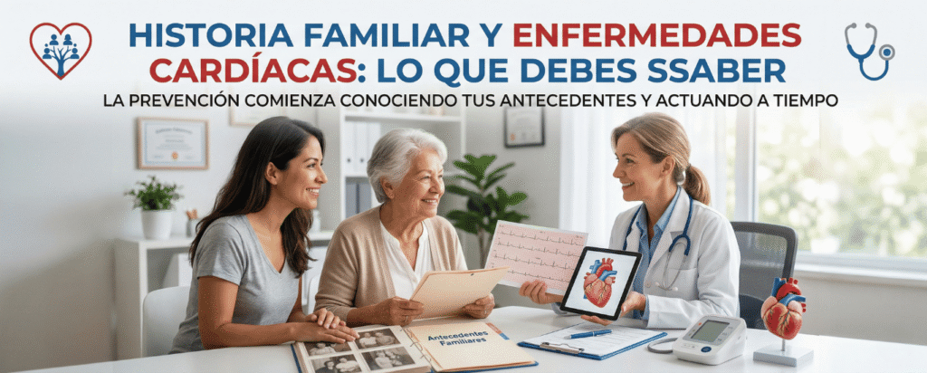 Historia familiar y enfermedades cardíacas: lo que debes saber